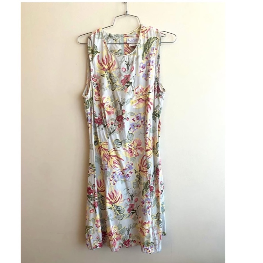 Vintage Cottagecore Floral Dress